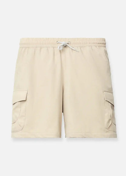 Quần Short Dù Co Giãn 7 Inch No Style M86 Nâu Nhạt - YaMe.vn