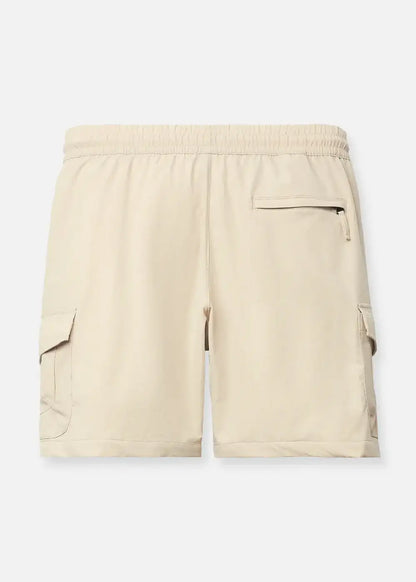 Quần Short Dù Co Giãn 7 Inch No Style M86 Nâu Nhạt - YaMe.vn