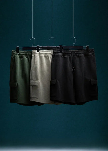 Quần Short Thun Ribbing 7 Inch No Style M85 Xám Nhạt - YaMe.vn