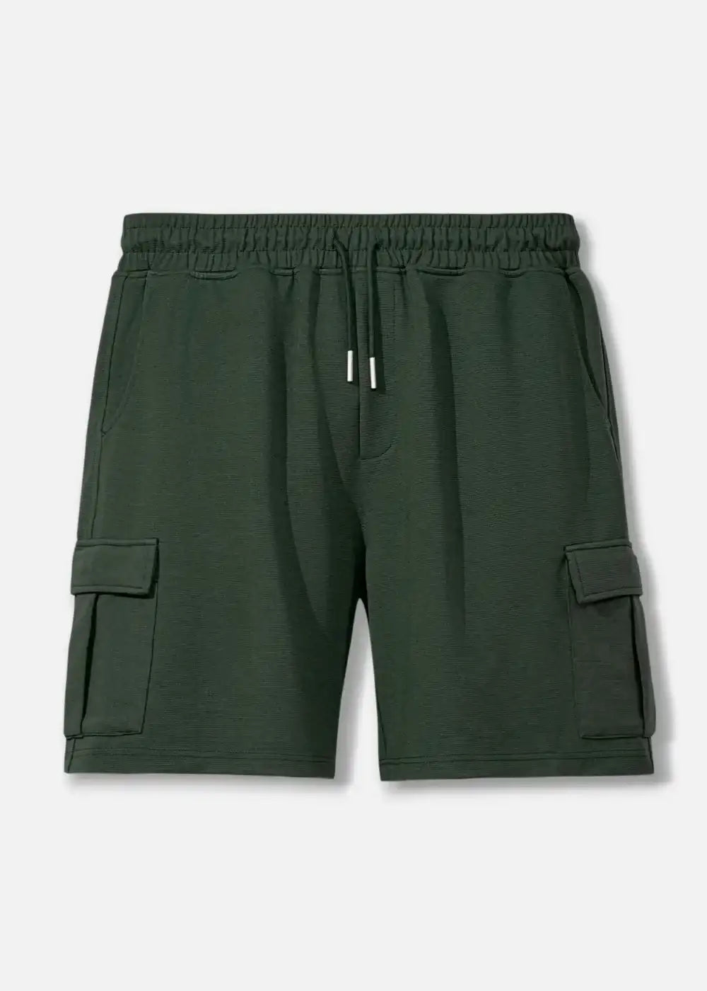Quần Short Thun Ribbing 7 Inch No Style M85 Xanh Lá Đậm - YaMe.vn