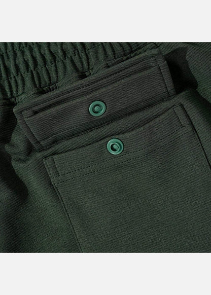 Quần Short Thun Ribbing 7 Inch No Style M85 Xanh Lá Đậm - YaMe.vn