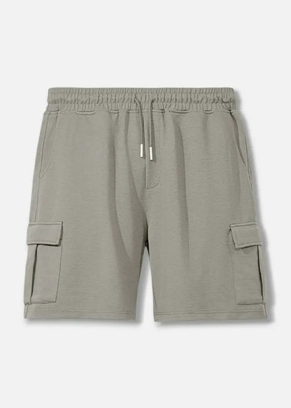 Quần Short Thun Ribbing 7 Inch No Style M85 Xám Nhạt - YaMe.vn