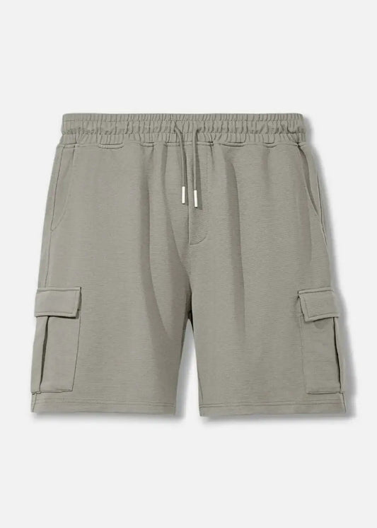 Quần Short Thun Ribbing 7 Inch No Style M85 Xám Nhạt - YaMe.vn