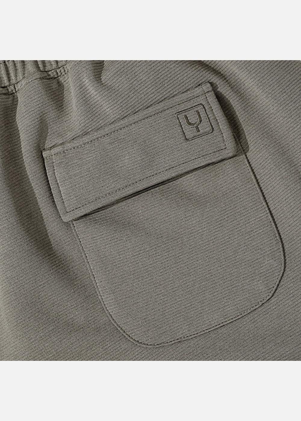 Quần Short Thun Ribbing 7 Inch No Style M85 Xám Nhạt - YaMe.vn