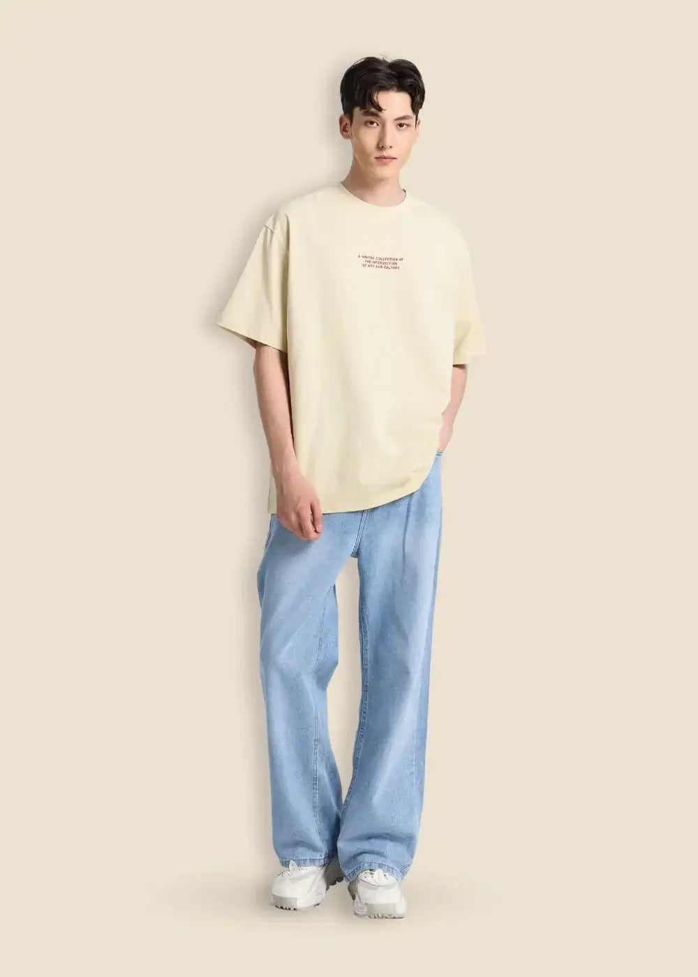 Áo Thun Cartoon Cotton Mềm Mịn No Style M107 Be - YaMe.vn
