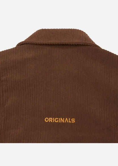 Áo Khoác Harrington Nhung Corduroy No Style M66 Nâu Đậm - YaMe.vn