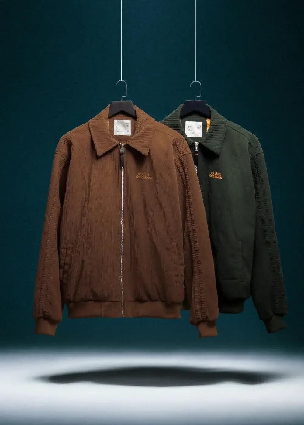 Áo Khoác Harrington Nhung Corduroy No Style M66 Xanh Lá Đậm - YaMe.vn