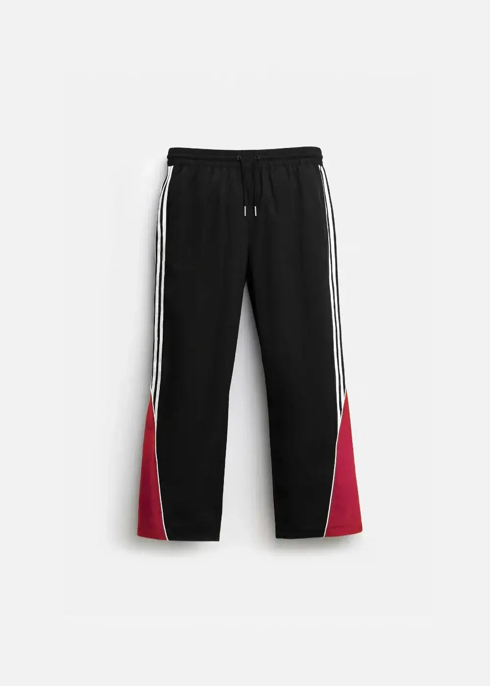Quần Dù Ống Rộng Phối Màu No Style M99 Đen Đỏ - YaMe.vn