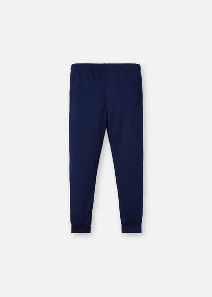 Quần Jogger Thun Vải Bird Eye Mesh Non Branded 07 Xanh Dương Đậm - YaMe.vn