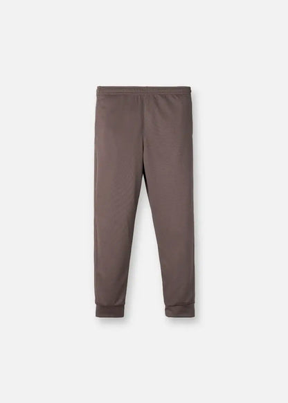 Quần Jogger Thun Vải Bird Eye Mesh Non Branded 07 Nâu - YaMe.vn