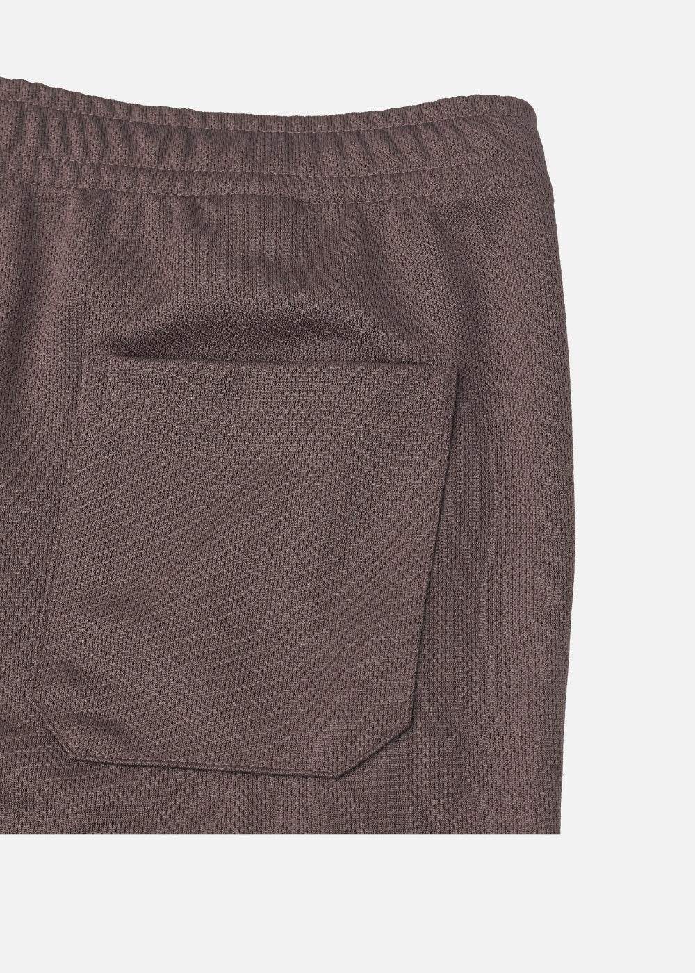 Quần Jogger Thun Vải Bird Eye Mesh Non Branded 07 Nâu - YaMe.vn