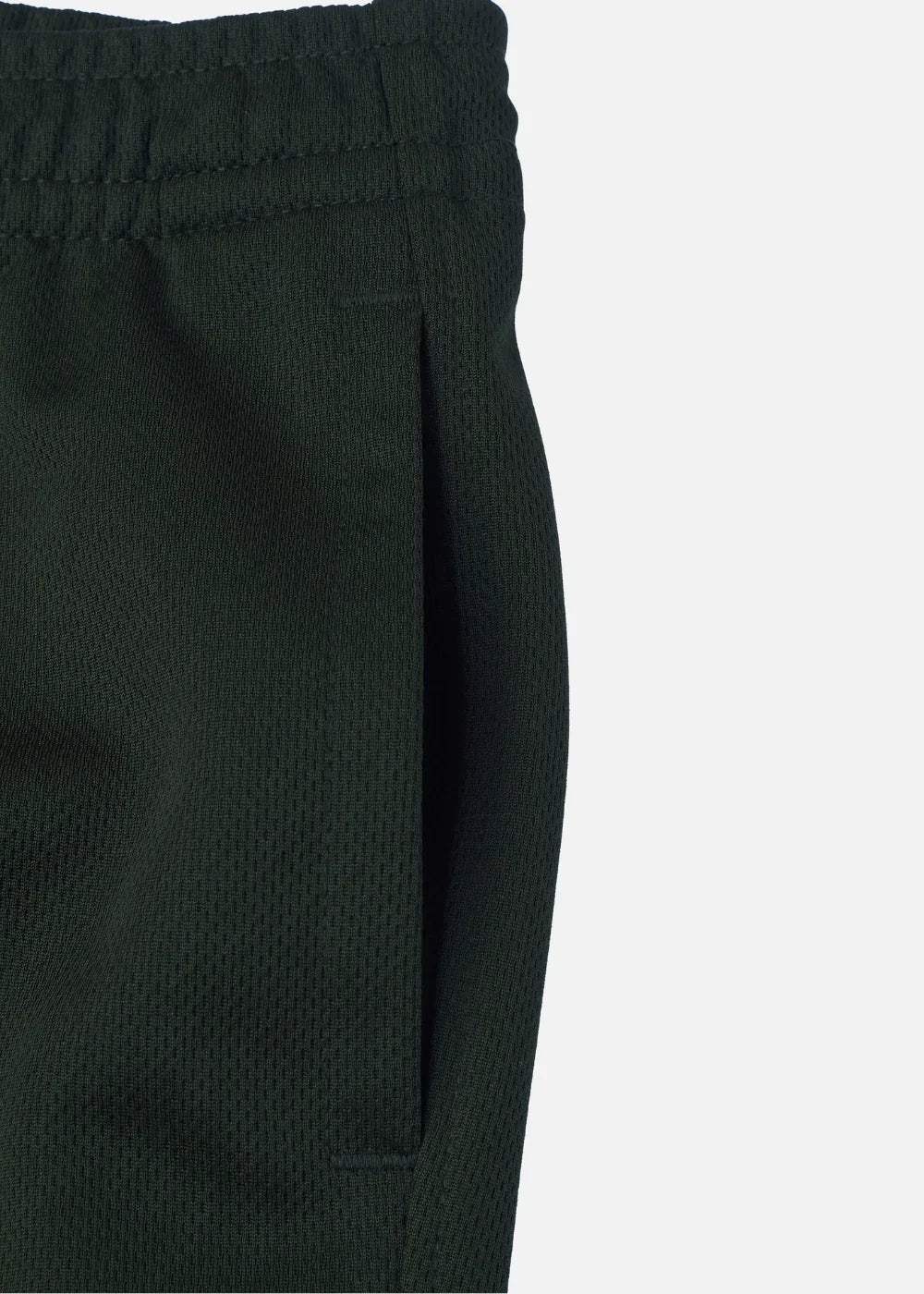Quần Jogger Thun Vải Bird Eye Mesh Non Branded 07 Xanh Lá Đậm - YaMe.vn