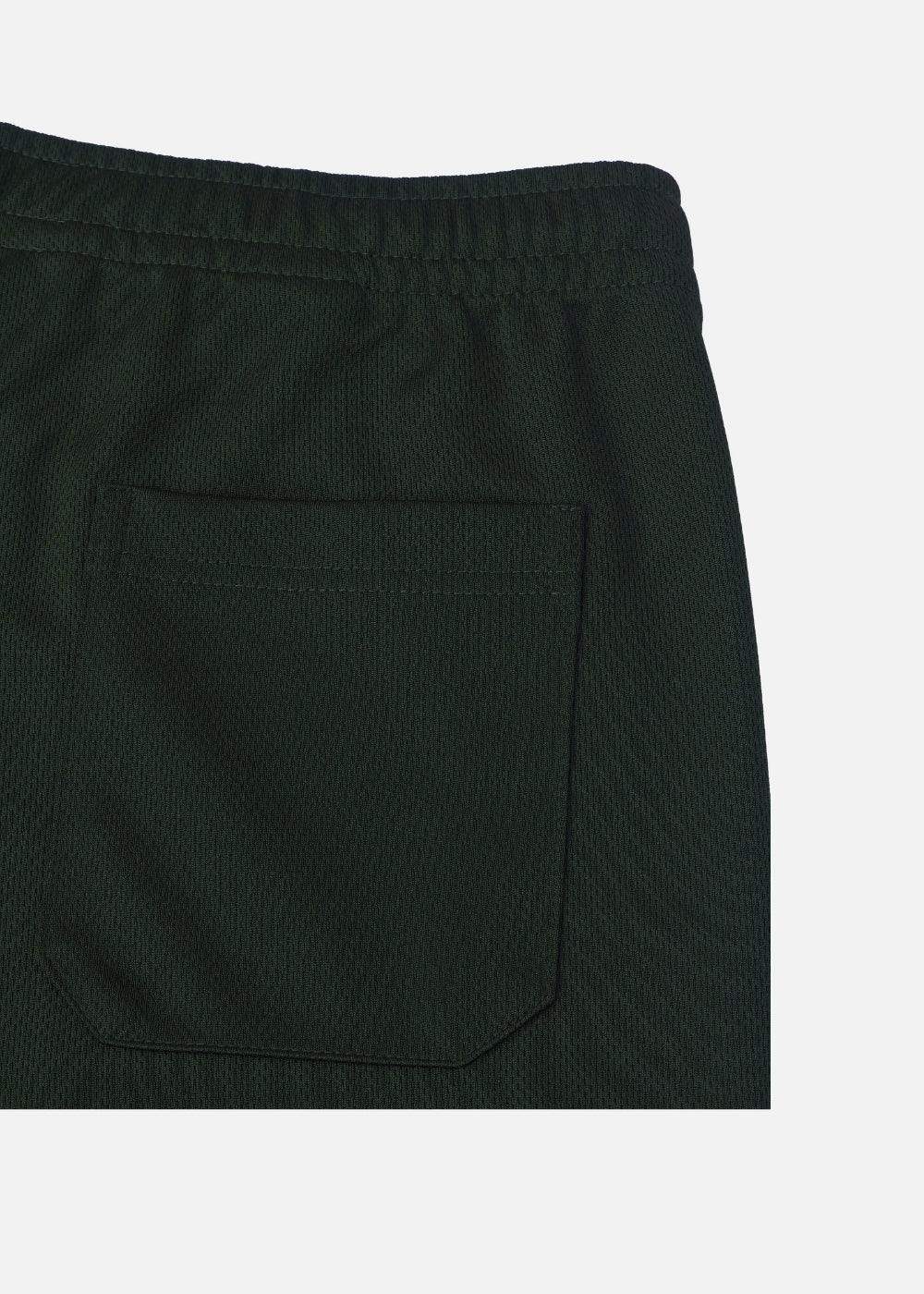 Quần Jogger Thun Vải Bird Eye Mesh Non Branded 07 Xanh Lá Đậm - YaMe.vn