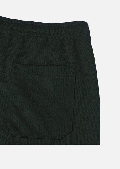 Quần Jogger Thun Vải Bird Eye Mesh Non Branded 07 Xanh Lá Đậm - YaMe.vn