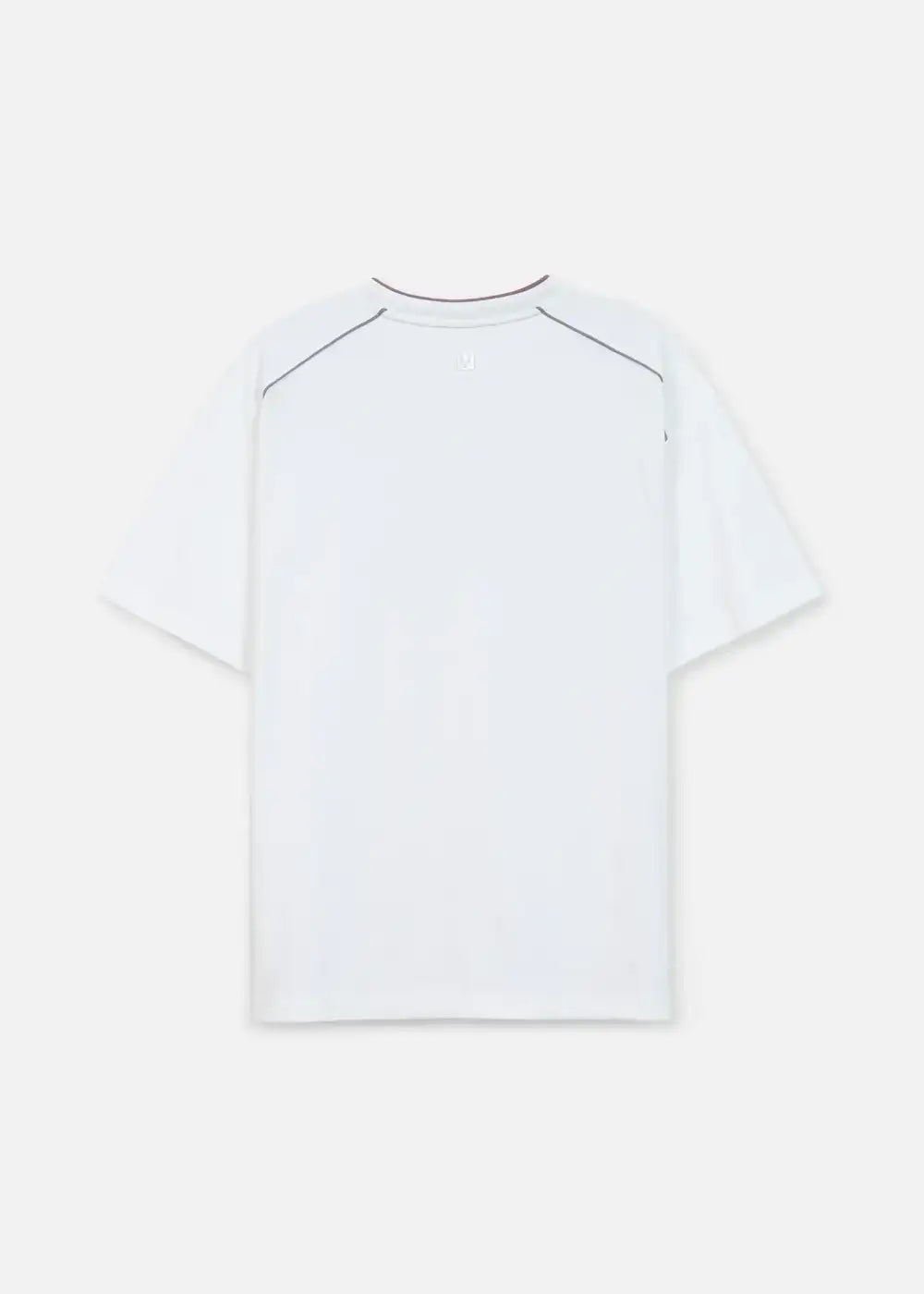 Áo Thun Tay Ngắn Cotton Phối Màu No Style M122 Trắng - YaMe.vn
