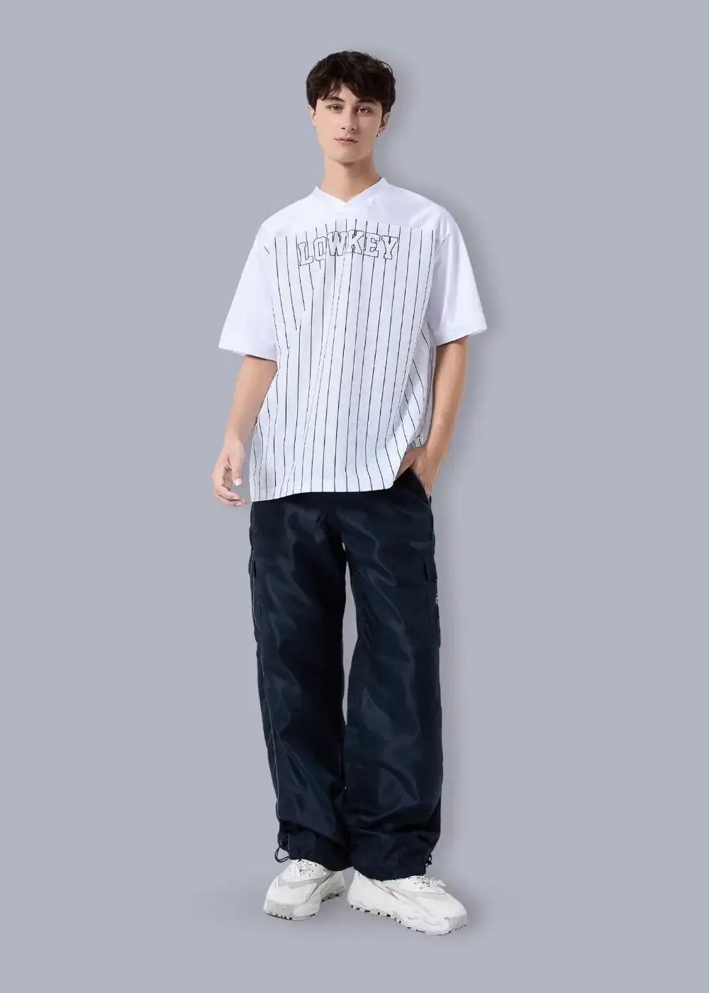 Áo Thun Jersey Thoáng Mát No Style M134 Trắng - YaMe.vn