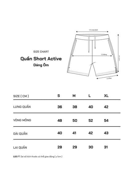 Quần Short Thể Thao Ultra Stretch 2 Lớp The Trainer 013 Trắng - YaMe.vn