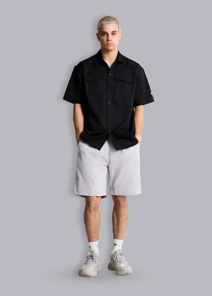 Quần Short Kaki 7 Inch Kháng Khuẩn No Style M93 Xám Nhạt - YaMe.vn