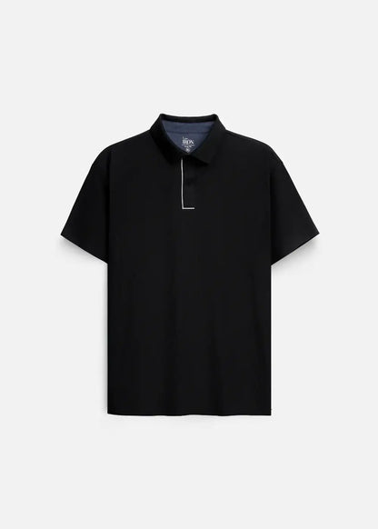 Áo Polo Vải Coffee Thoáng Mát Khử Mùi Non-Iron 06 Đen - YaMe.vn