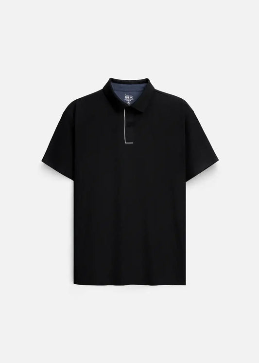 Áo Polo Vải Coffee Thoáng Mát Khử Mùi Non-Iron 06 Đen - YaMe.vn