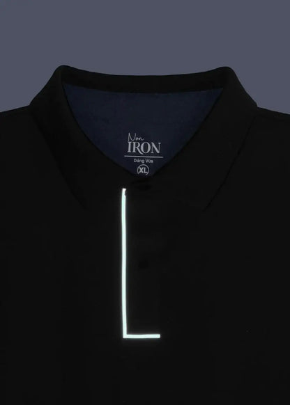 Áo Polo Vải Coffee Thoáng Mát Khử Mùi Non-Iron 06 Đen - YaMe.vn
