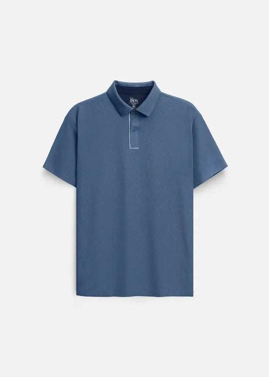 Áo Polo Vải Coffee Thoáng Mát Khử Mùi Non-Iron 06 Xanh Dương - YaMe.vn