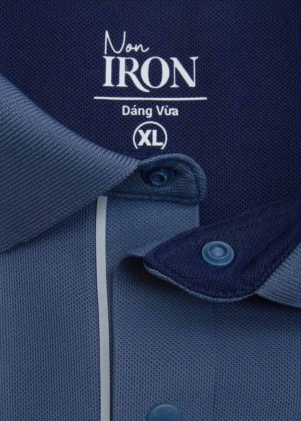 Áo Polo Vải Coffee Thoáng Mát Khử Mùi Non-Iron 06 Xanh Dương - YaMe.vn