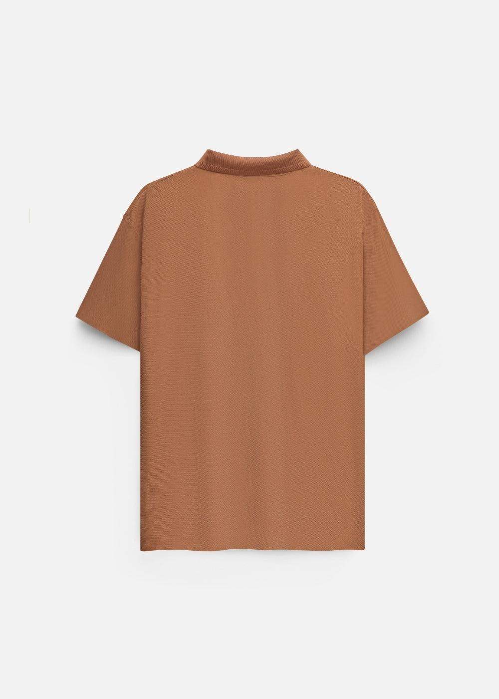 Áo Polo Vải Coffee Thoáng Mát Khử Mùi Non-Iron 06 Nâu Đậm - YaMe.vn