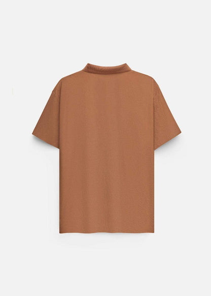 Áo Polo Vải Coffee Thoáng Mát Khử Mùi Non-Iron 06 Nâu Đậm - YaMe.vn