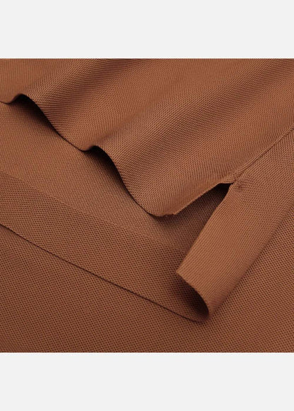 Áo Polo Vải Coffee Thoáng Mát Khử Mùi Non-Iron 06 Nâu Đậm - YaMe.vn