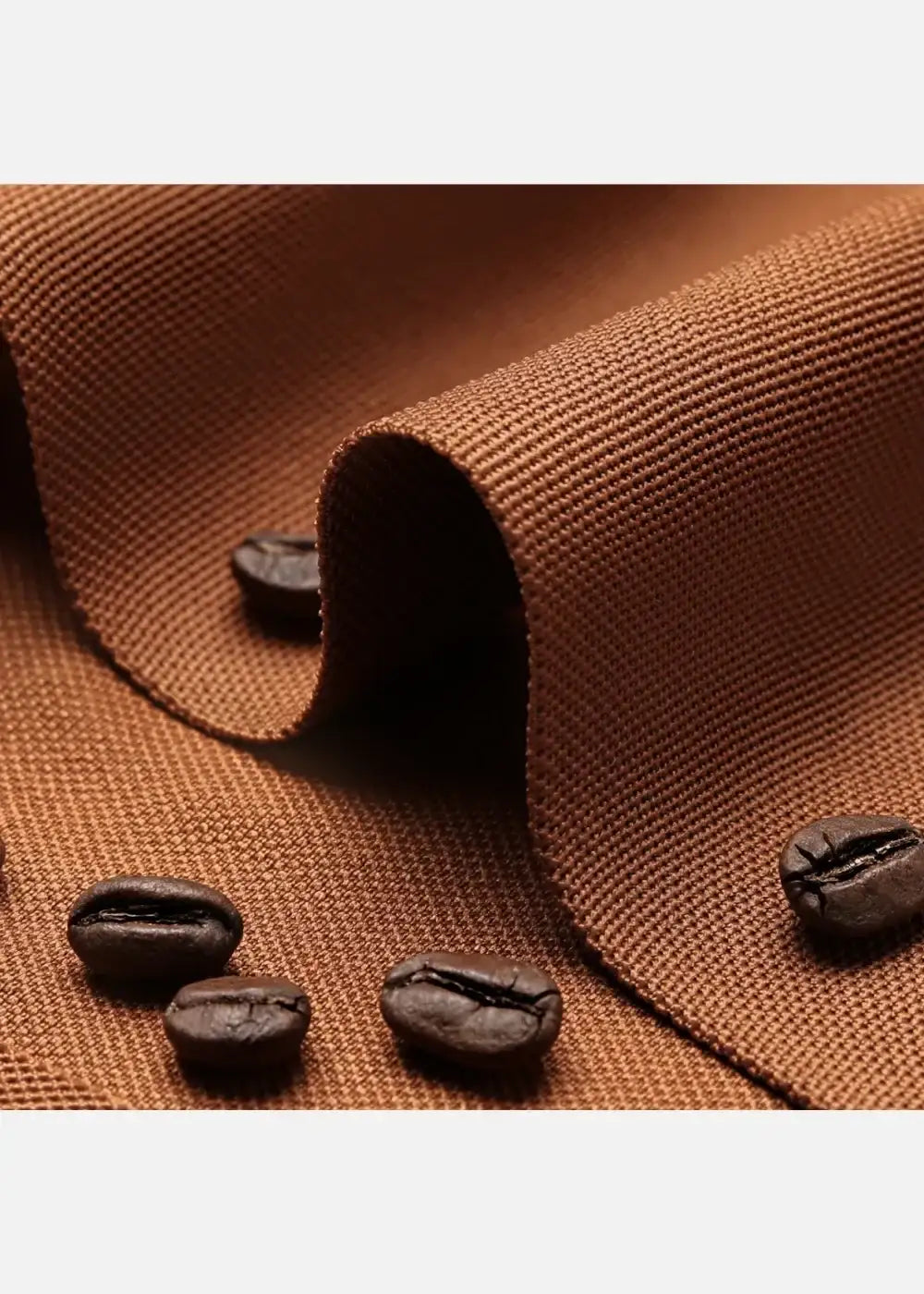 Áo Polo Vải Coffee Thoáng Mát Khử Mùi Non-Iron 06 Nâu Đậm - YaMe.vn
