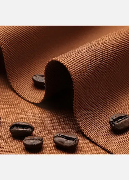 Áo Polo Vải Coffee Thoáng Mát Khử Mùi Non-Iron 06 Nâu Đậm - YaMe.vn