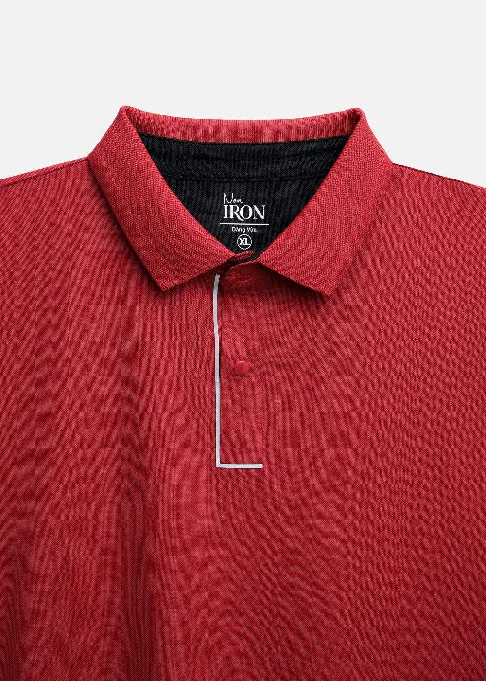 Áo Polo Vải Coffee Thoáng Mát Khử Mùi Non-Iron 06 Cam Đậm - YaMe.vn