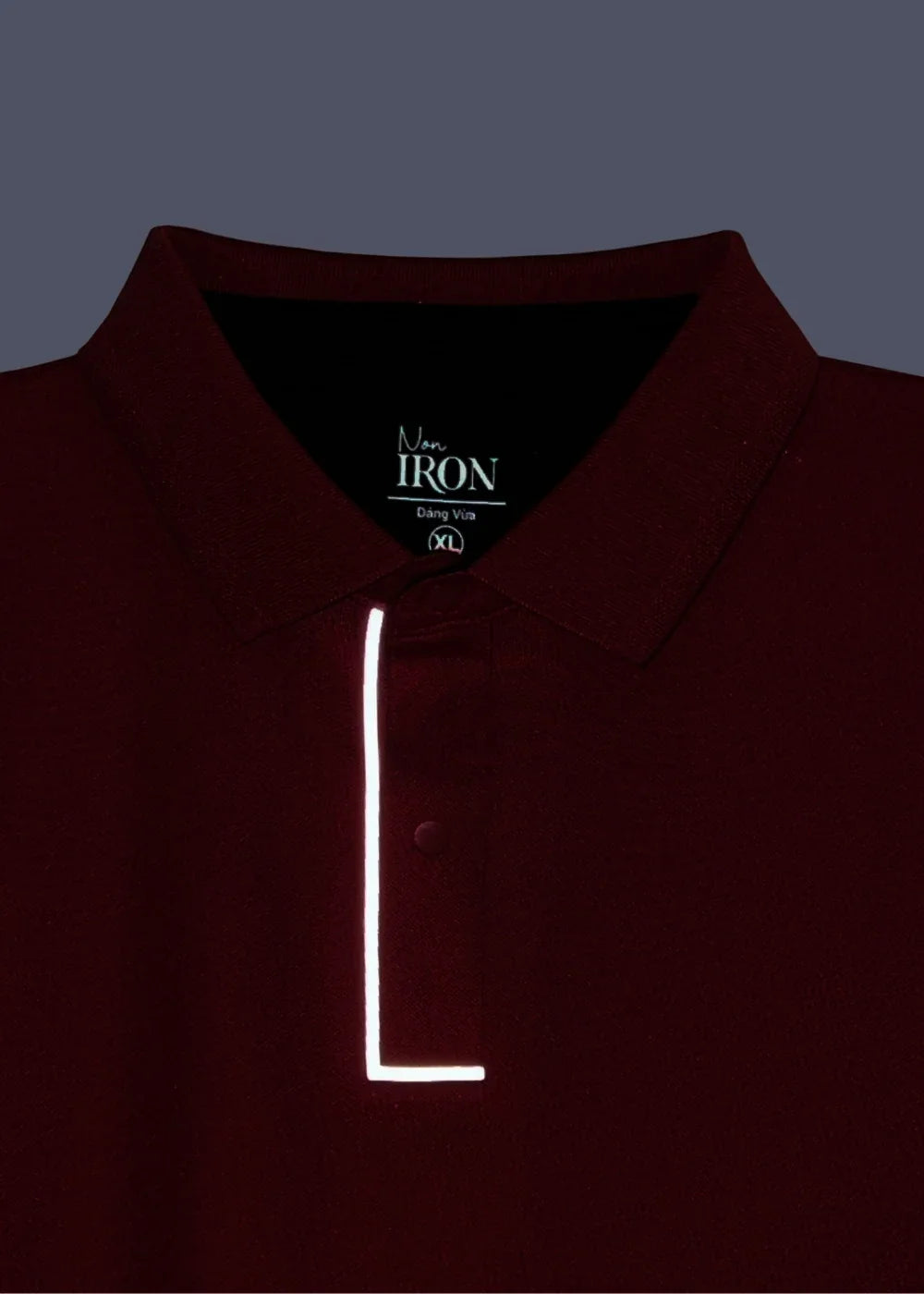 Áo Polo Vải Coffee Thoáng Mát Khử Mùi Non-Iron 06 Đỏ Đậm - YaMe.vn