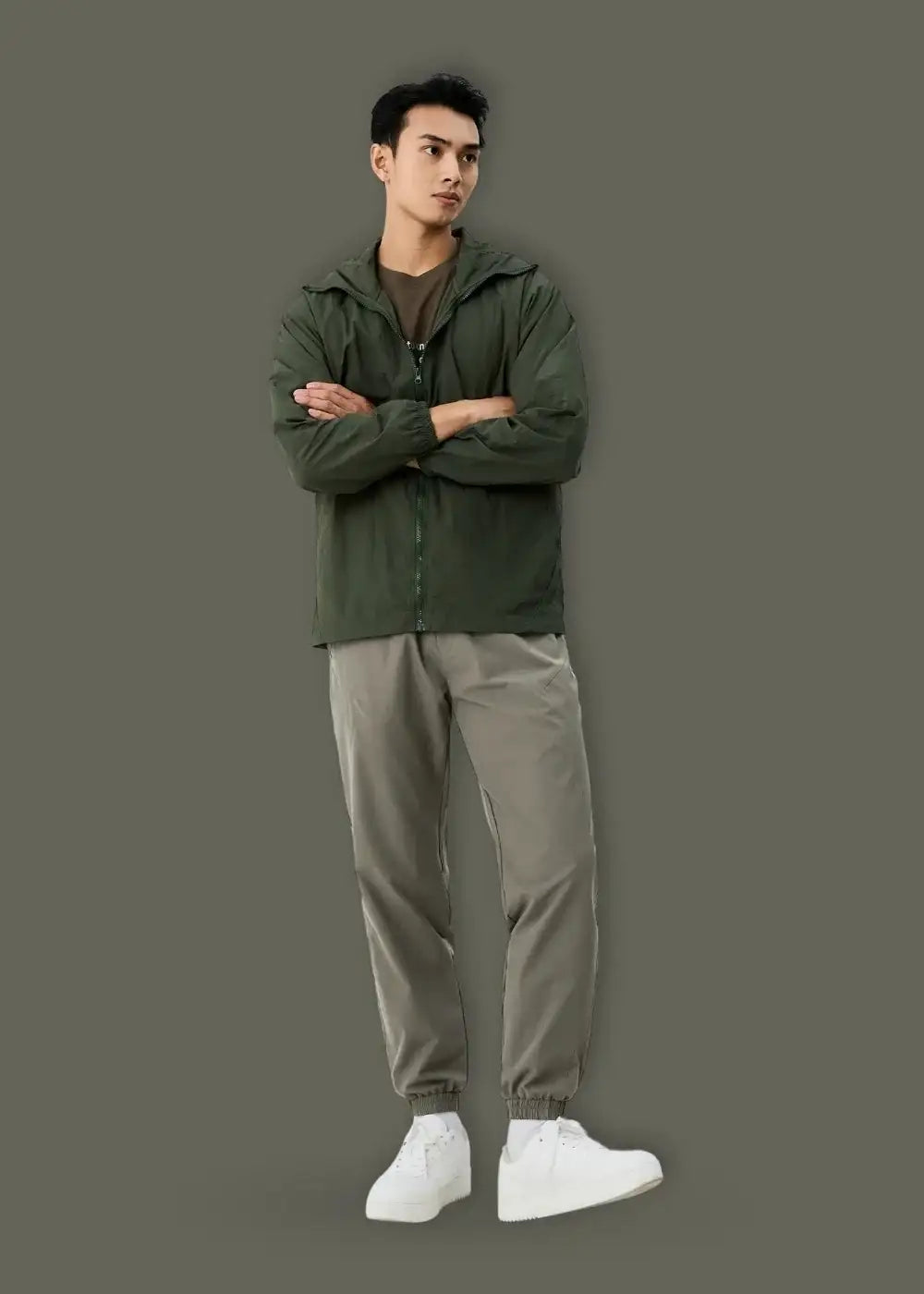 Quần Jogger Thun Sorona Mềm Mại Non Branded 41 Xám Tối - YaMe.vn