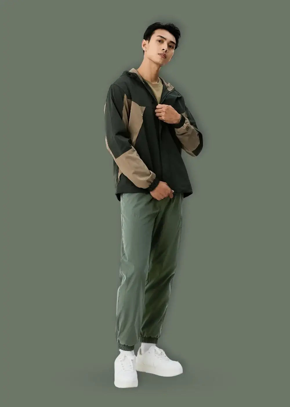 Quần Jogger Thun Sorona Mềm Mại Non Branded 41 Xanh Lá Đậm - YaMe.vn