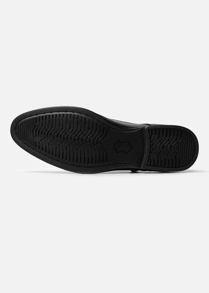 Giày Tây Loafer Real Leather 06 Đen - YaMe.vn