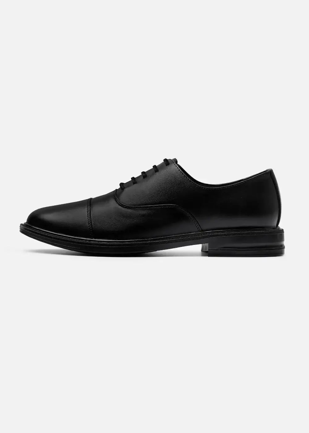 Giày Tây Oxford Real Leather 07 Đen - YaMe.vn