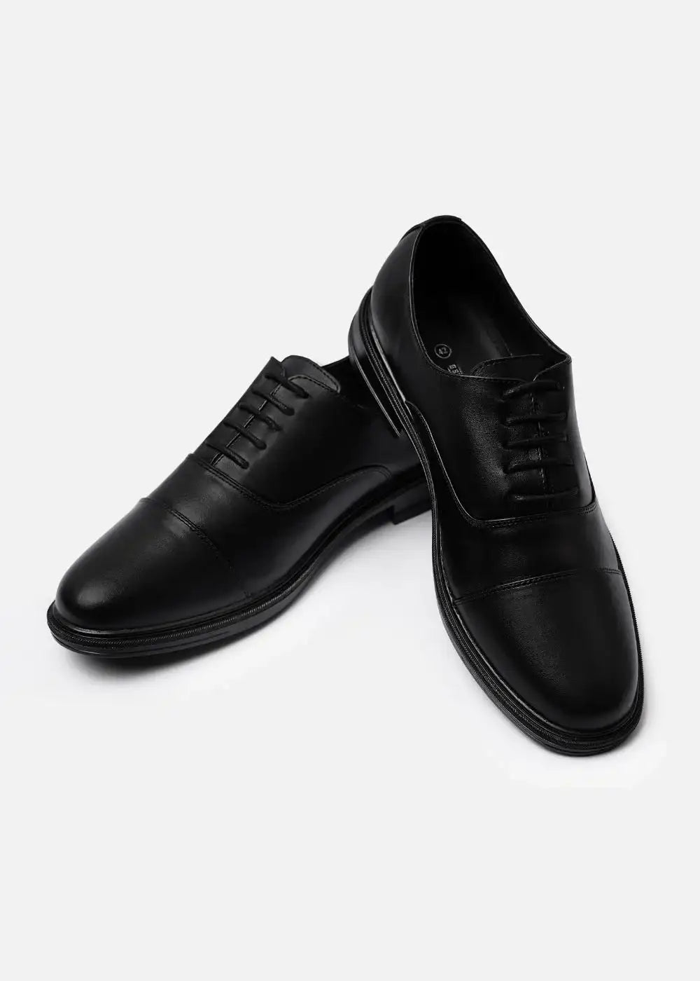 Giày Tây Oxford Real Leather 07 Đen - YaMe.vn