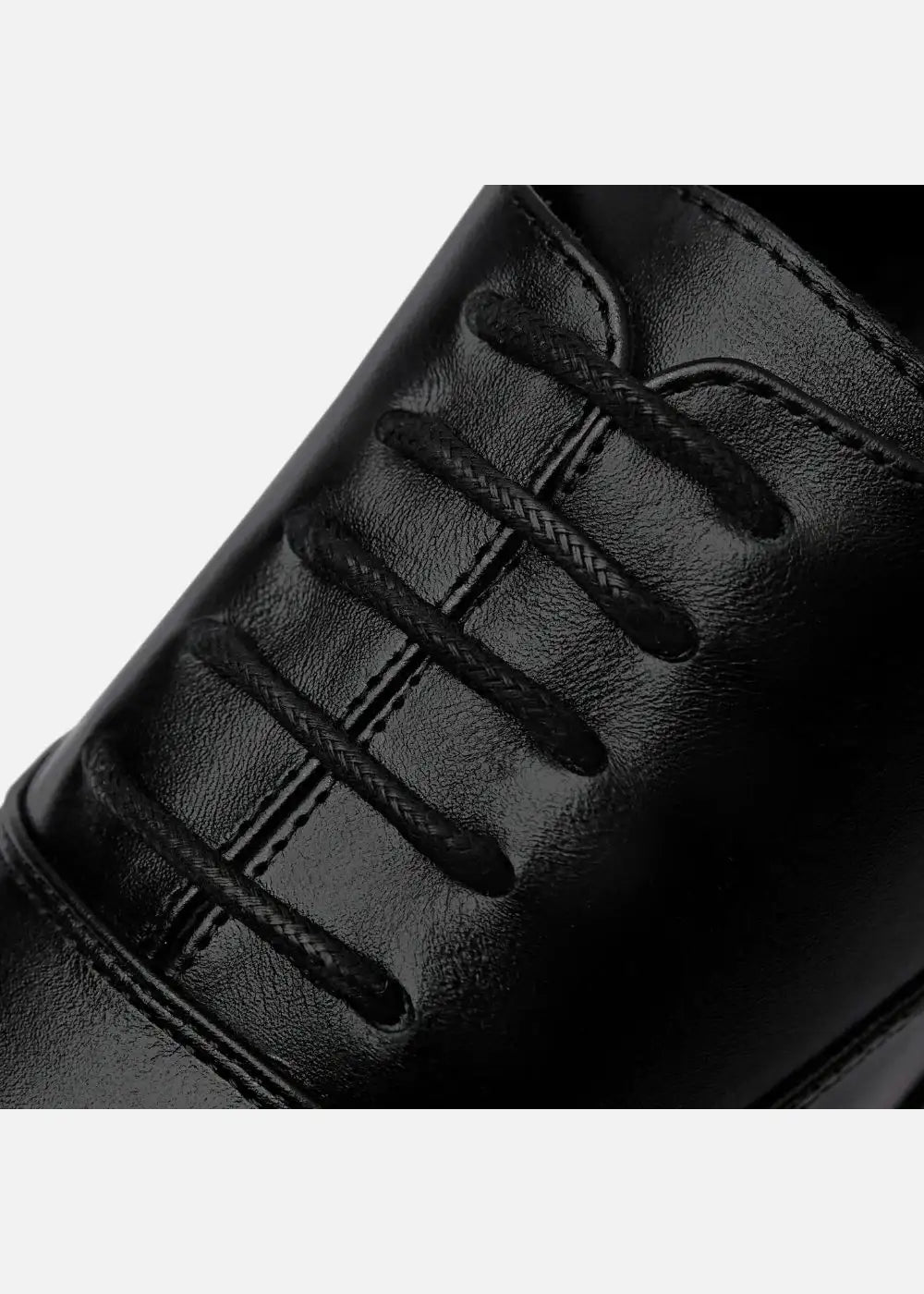 Giày Tây Oxford Real Leather 07 Đen - YaMe.vn