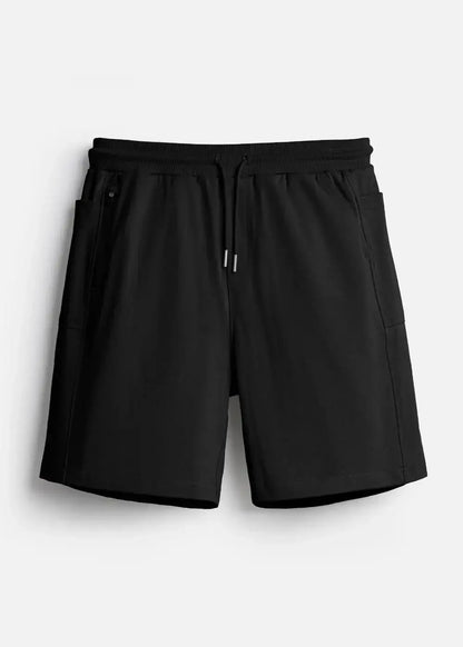 Quần Short Thun Cotton Cao Cấp Mềm Mại The Weekend 021 Đen - YaMe.vn