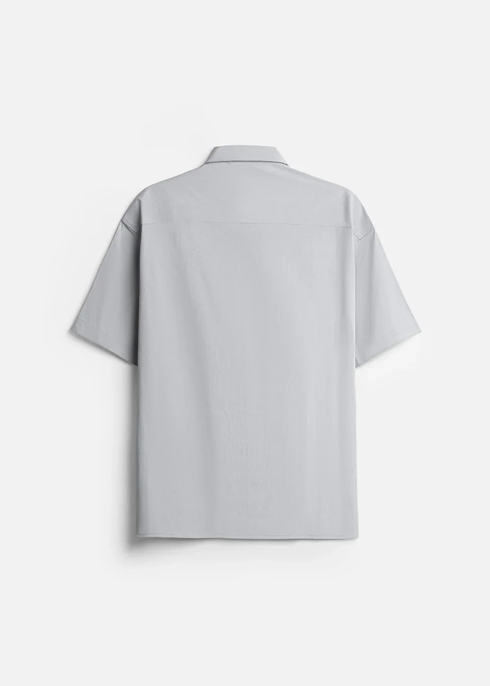 Áo Sơ Mi Tay Ngắn Nhẹ Thoáng Mát The Weekend 036 Xám Nhạt - YaMe.vn