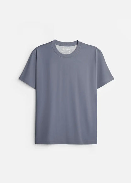 Áo Thun Slim Fit Co Giãn Non Branded 47 Xám - YaMe.vn