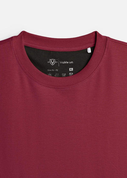 Áo Thun Slim Fit Co Giãn Non Branded 47 Đỏ - YaMe.vn