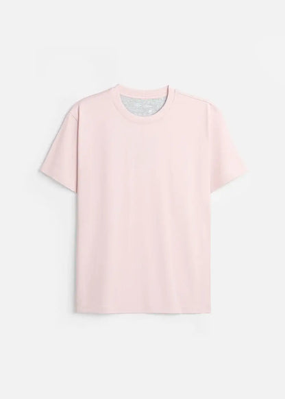 Áo Thun Slim Fit Co Giãn Non Branded 47 Hồng - YaMe.vn