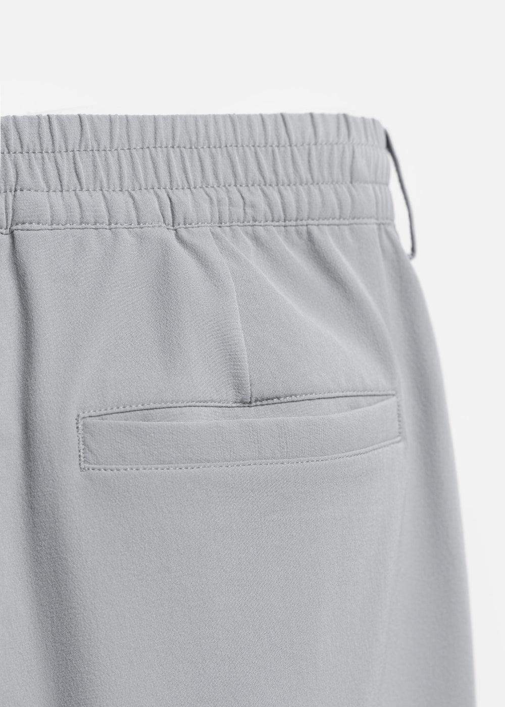 Quần Short Dù Co Giãn The Weekend 019 Xám Nhạt - YaMe.vn
