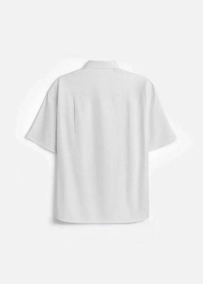 Áo Sơ Mi Tay Ngắn Thoáng Khí Ít Nhăn The Weekend 029 Xám Nhạt - YaMe.vn