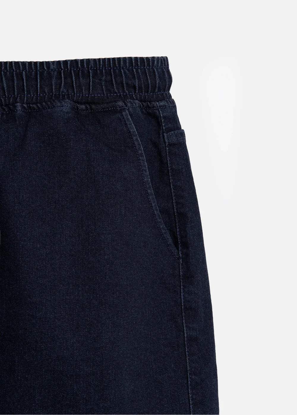 Quần Short Jean Lưng Thun Dễ Chịu The Original M041 Xanh Dương Đậm - YaMe.vn