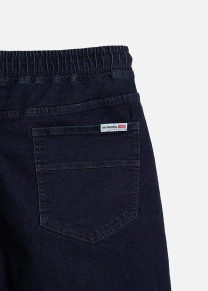 Quần Short Jean Lưng Thun Dễ Chịu The Original M041 Xanh Dương Đậm - YaMe.vn