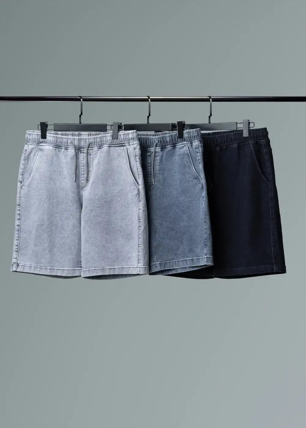 Quần Short Jean Lưng Thun Dễ Chịu The Original M041Xanh Dương Nhạt - YaMe.vn